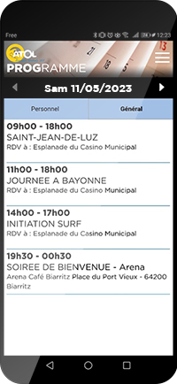 Atol page d'accueil
